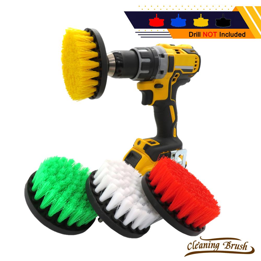 

1 шт., 5-дюймовая щетка для колес, дрель для мытья автомобиля, щетки для чистки обода, ванная комната, ванна, душ, пол, автомойка, стирка