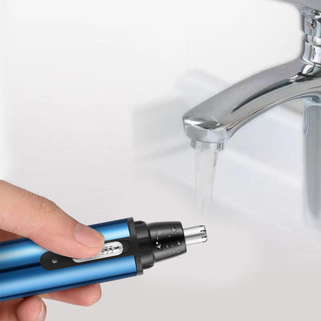 4 in 1 Nose Hair Trimmer USB Water Resistant Cleanable Detachable Mini Electric Nasal Hair Trimmer