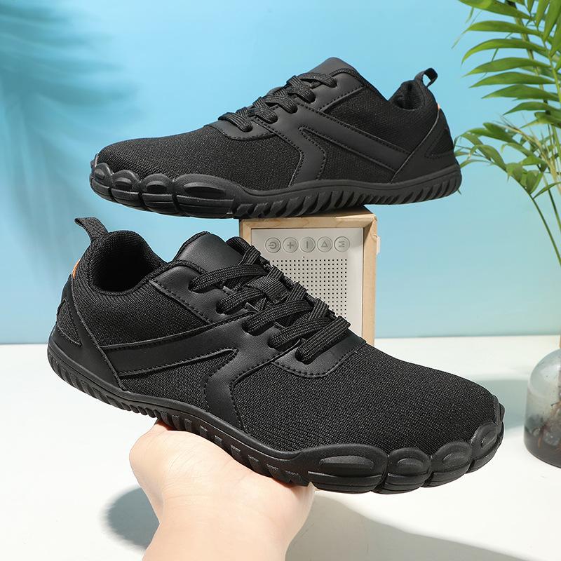 Wide Last Shoes Barefoot Shoes Casual Sports Outdoor Cycling Shoes Breathable and Non-slip Wide Head Hiking Casual Shoes Flying Weaving