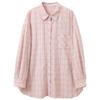 Sancai 2026 Spring Lyocell Plaid Loose Mid-Length Cardigan Shirt