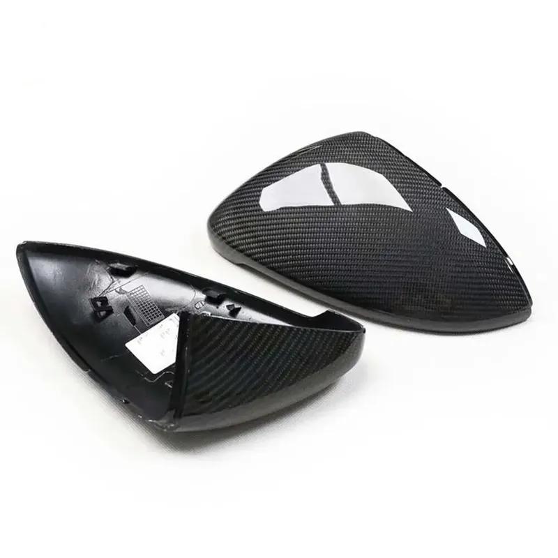 For VW GOLF 7 MK7 MK7.5 R GTI 2014- Real Carbon Fiber Car Replacement Rearview Side Mirror Wing Cover Cap Exterior Case Trim