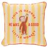 Marushin Curious George Good Stripe Cushion 4765033900
