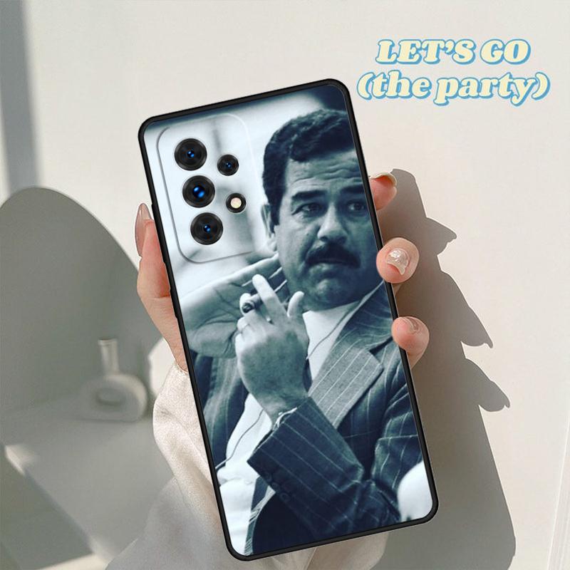 Saddam Hussein Iraq Arabic phone case For Samsung Galaxy A42 A31 A40 A51 A71 A32 A80 A91 A52 A72 A20e A21S A50 A70 A11 A12 Cover