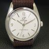 VINTAGE ENICAR STAR JEWELS HAND-WINDING SWISS MENS WHITE DIAL WATCH a703027-1 R212-a703027
