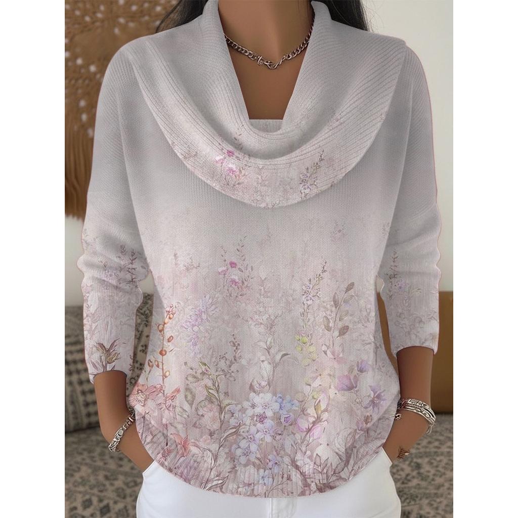 Damen Pullover Herbst Winter Mode Lässig Europäischer Amerikanischer Stil Warm Gemütlich Strick Oberteil