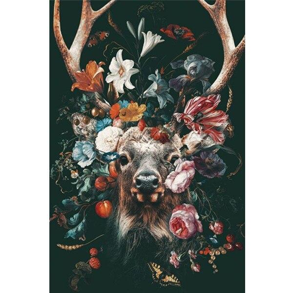 5D DIY Characters Animal Portraits Home Decoration Diamond Embroidery Diamond Painting Cross Stitch Mosaic Kit Hanging Picture