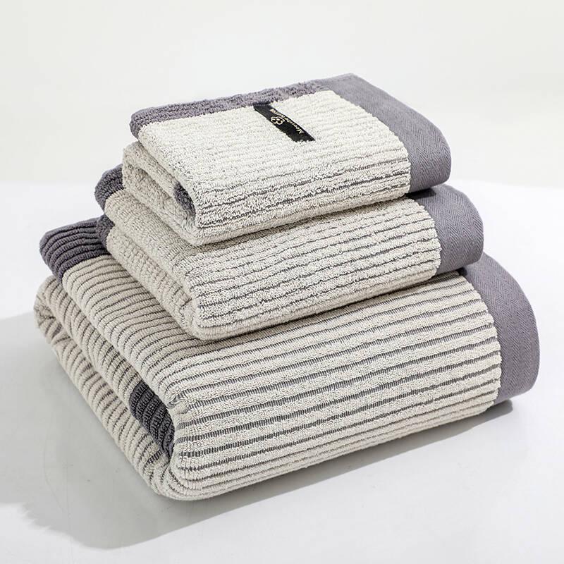 Premium All-Cotton Bath Towel: Thick, Soft, Absorbent, Antibacterial, Embroidered for Household and Hotel Use