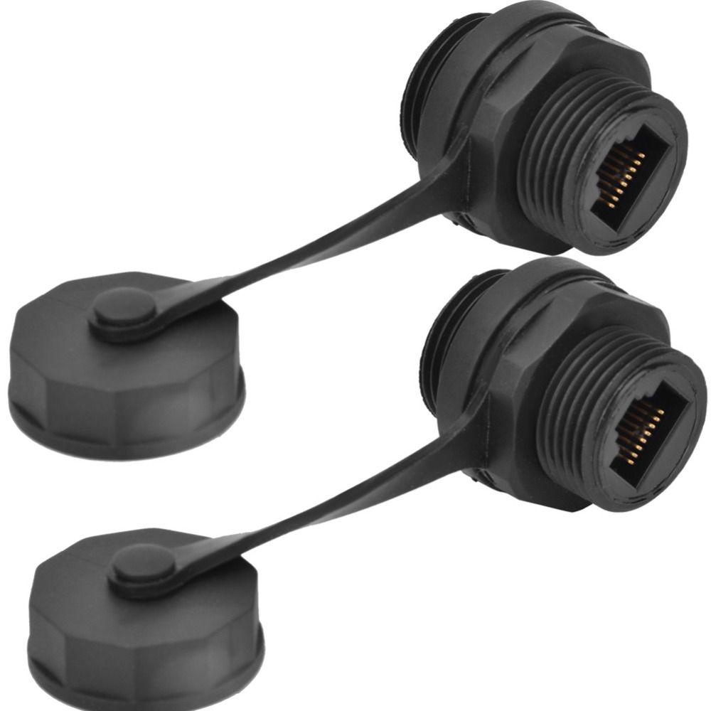 2 buc Conector RJ45 Ecranat CAT6 Cuplor Pasaj Cuplor Cablu Ethernet Conectare Cablare