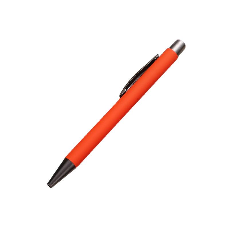 High-Value Colored Quick-Dry Ballpoint Pen with No-Skip Ink - Custom Logo Printing Available for Students.