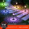 Solar Dual-Color Lawn Light for Garden and Courtyard