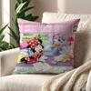 cartoon art pink cute m-Minnie Mouse Comfortable soft Pillow Case for Sofa Living Room Home office Decor Protective Covers