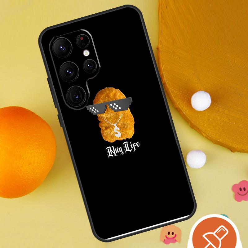 French Fries Burger Pizza Phone Case For Samsung Galaxy S25 Ultra S24 S23 S22 S21 Ultra S9 S10 Plus S20 FE Funda Cover