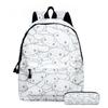 Anime Cartoon Kuromi Two-Piece Backpack Yugui Dog Kt Cat Primary School Bag Children'S Backpack