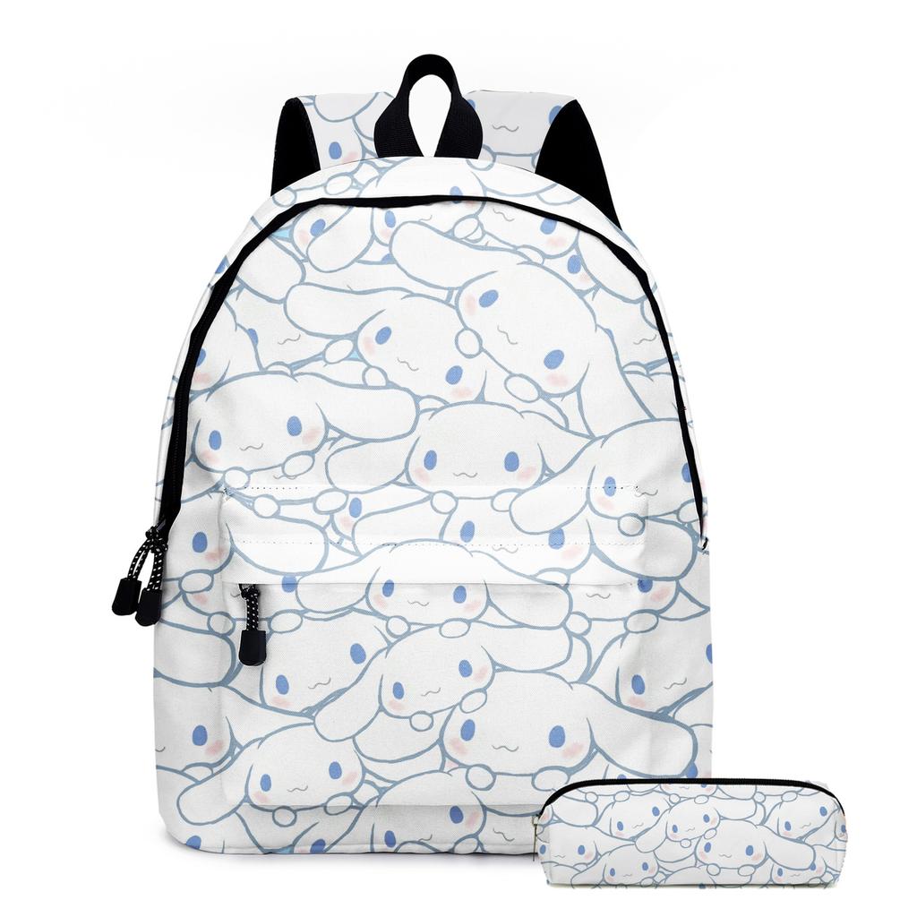 Anime Cartoon Kuromi Two-Piece Backpack Yugui Dog Kt Cat Primary School Bag Children'S Backpack