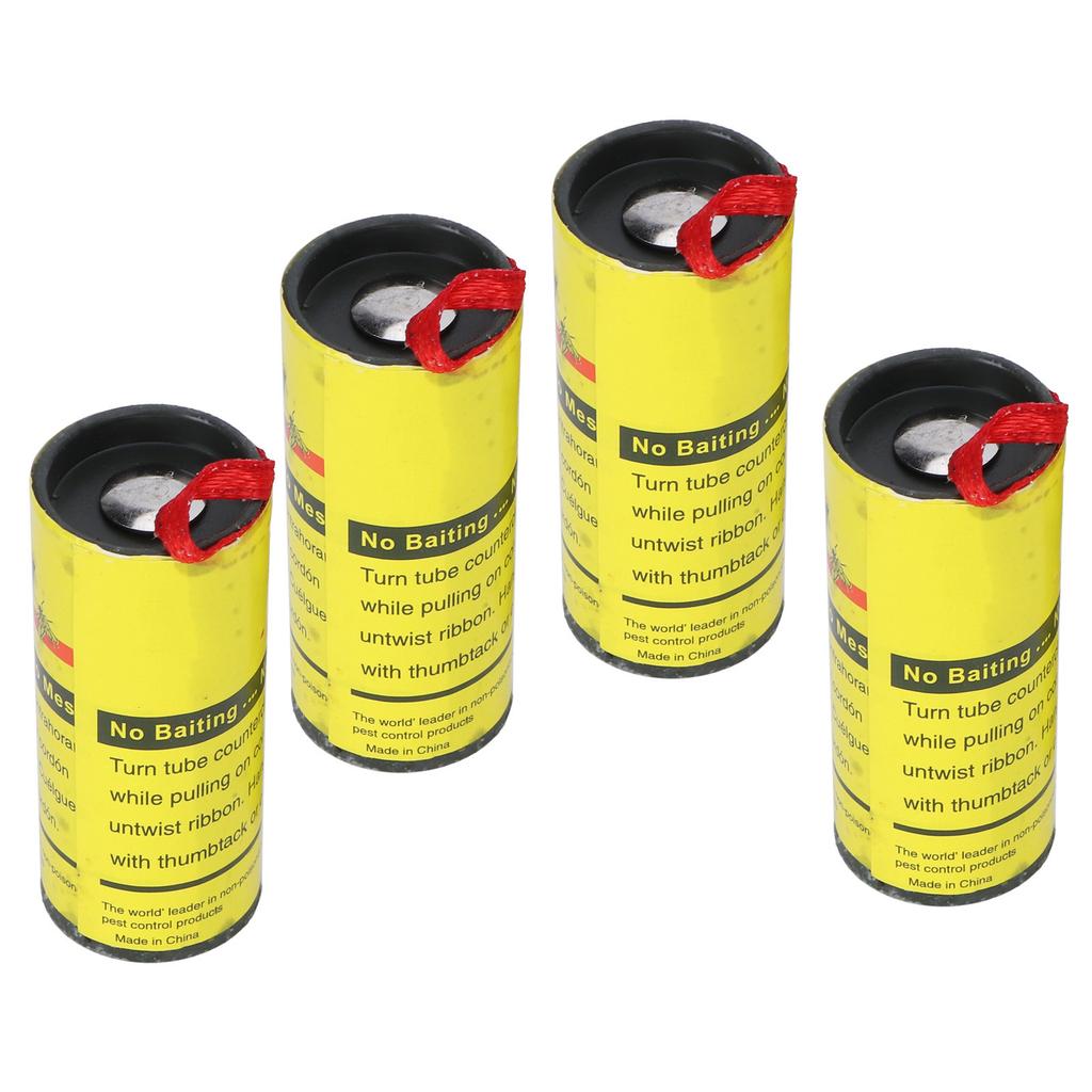 24PCS Mosquito Fly Insect Traps Catcher Fly Paper Strips Roll Tape for Indoor Use