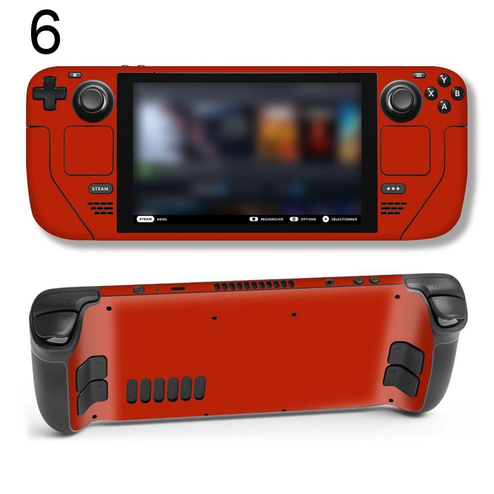 Game Console Decor Vinyl Skin for Steam Deck Console Full Set Protective Decal Wrapping Cover For Valve Console Premium Stickers