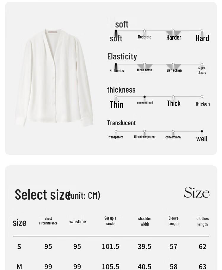Women's V-Neck Chiffon Long Sleeve Blouse