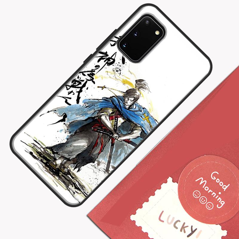Japanese Samurai Warrior Phone Case For Samsung Galaxy S23 S26 Ultra S20 S21 S22 S24 S25 Plus S10 S25 FE Cover Shell