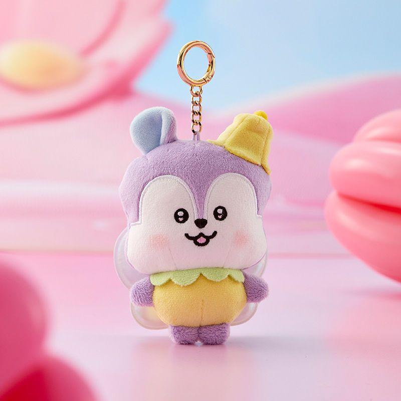 Cute Kpop Spring Fantasy Series Plush Toy Kawaii Cartoon Backpack Ornament Doll Keychain Pendant Companion Toys Gift