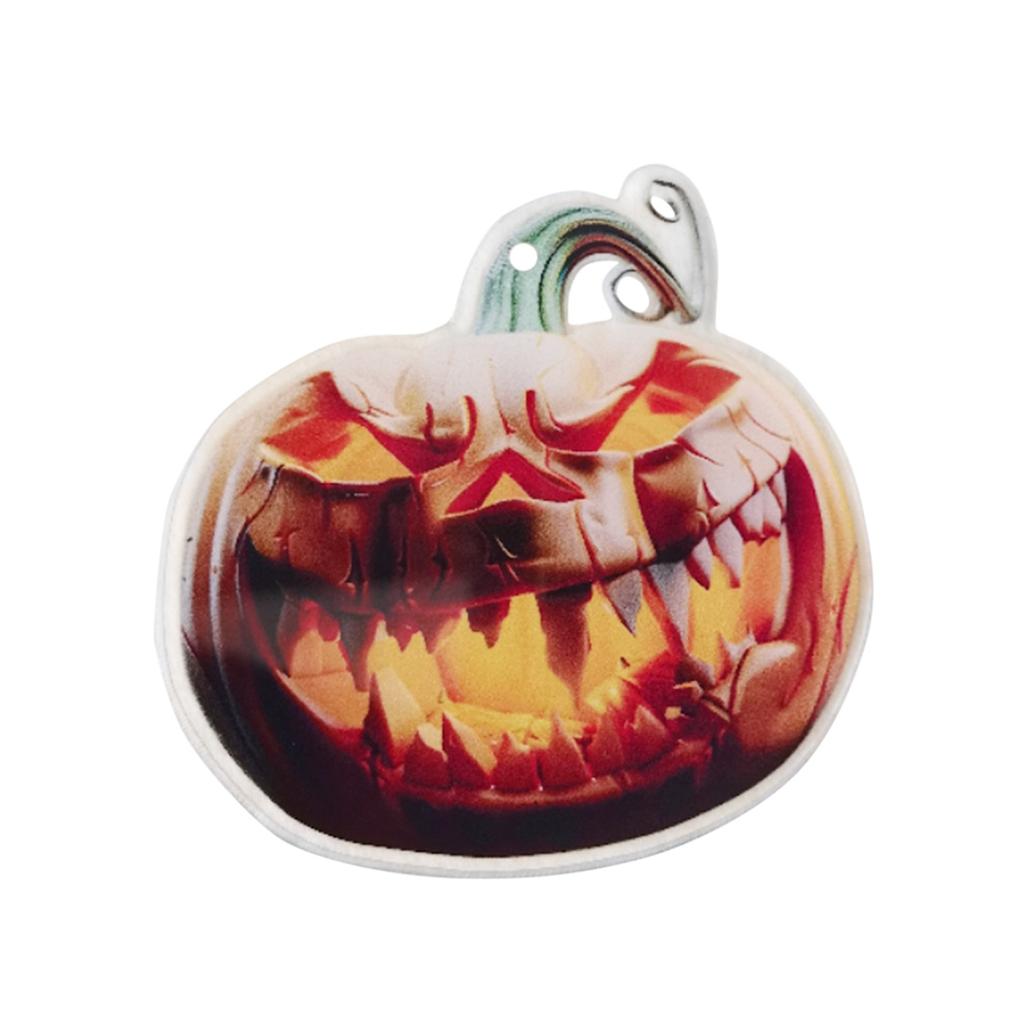 Halloween Acrylic Pendant Halloween Party Decoration Flat Pendant Halloween Horror  Decoration 2D Plane