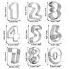 9Pcs Stainless Steel Number Shape Cookie Cutters Set 0-8 Digit Baking Biscuit Molds for Fondant and Cake Decorations, Dessert Tool for Date Treats