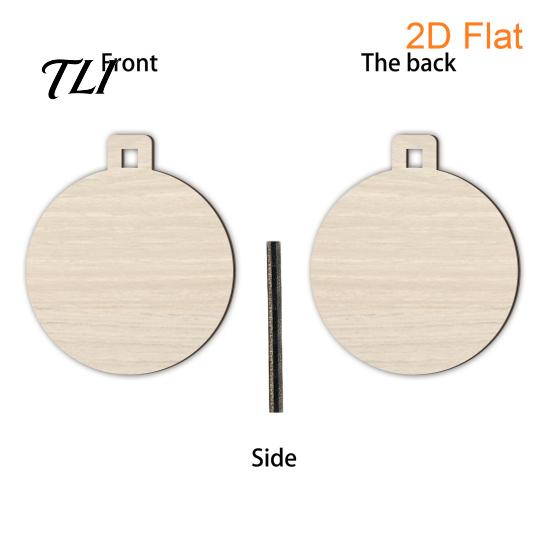 Creative Graffiti Wood Shapes 10Pcs 2D Wooden Christmas Ornaments, Blank DIY Craft Hanging Tags, Unfinished Blanks Tree Decorations, Slices