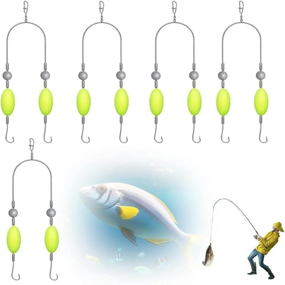 Double Hook Fishing Hair Rigs Hook Suspension Anti Bottom Carp Fishing Hook Pesca Ready Made Carp Rigs Fishing Lure