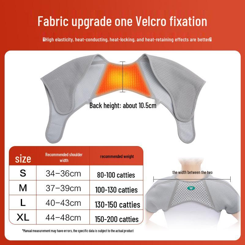 Damski ciepły ochraniacz kręgosłupa szyjnego i ramion - kamizelka bez rękawów z ochroną przed zimnem i gorącym kompresem