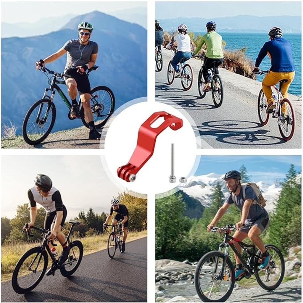 Aluminum Alloy Lamp Stand Bracket, Flashlight and Action Camera Mount, Folding Bike Modification Accessory, Cycling Gear