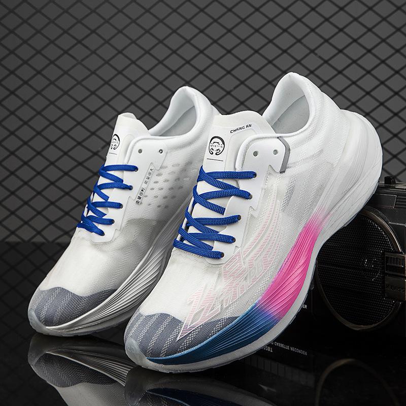 Flying PB full palm carbon board running shoes male students racing professional track and field sports sports shoes children ultra-light runni