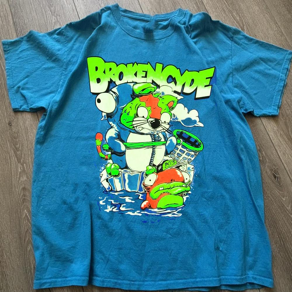 Rare Collection Brokencyde Poster Gift for Fan S to 5XL Blue T-shirt Unisex T-Shirt XXXXL