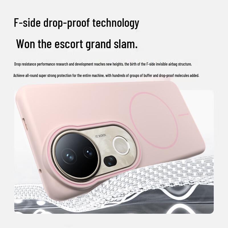 KEKLLE MagSafe Frosted Anti-Drop Phone Case for Vivo