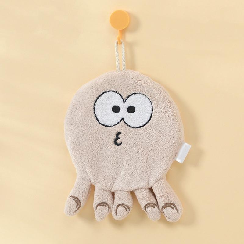 Animal Lover Essential Soft Corals fleeces Hanging Hand Towel Fast Absorbing and Easy to Cleans for Bathroom Kitchen