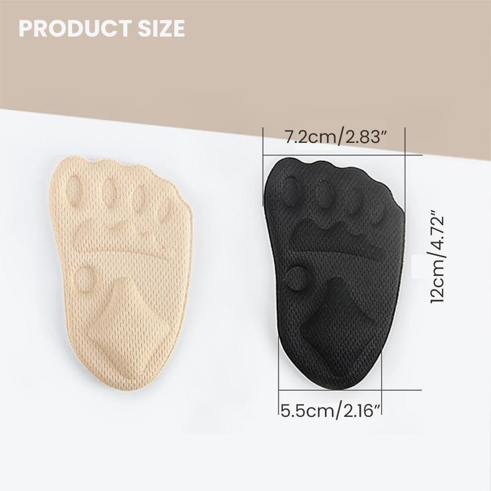 Thickening Metatarsal Foot Pads Foot Protector Half Insole Soft Forefoot Cushion Women