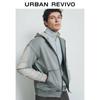 UR Men's Retro Washed Hooded Denim Jacket