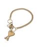 AMI Men's Heart Logo Chain Keychain UKR903 369 907