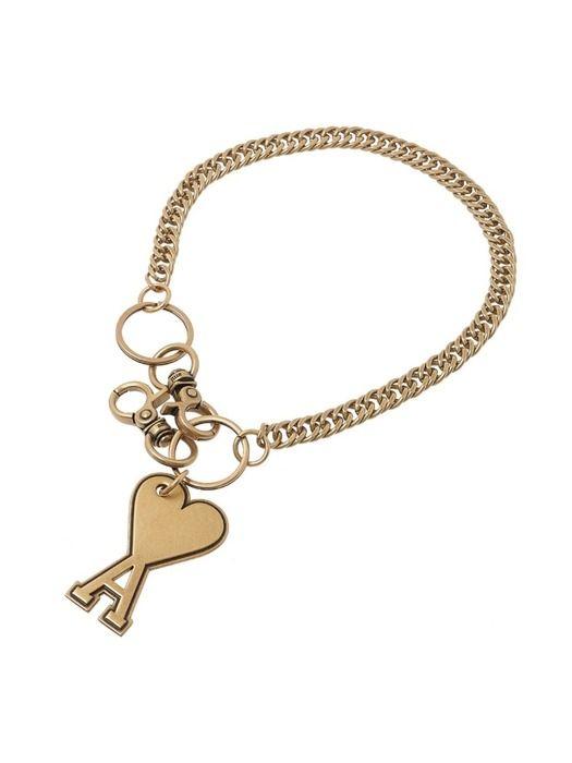 

AMI Men s Heart Logo Chain Keychain UKR903 369 907 FREE