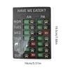 Feeding Reminder Sign Adorable Hangable Board Decoration Pet Feeding Recorder Board For Living Room Kitchen Dining Room Bedroom