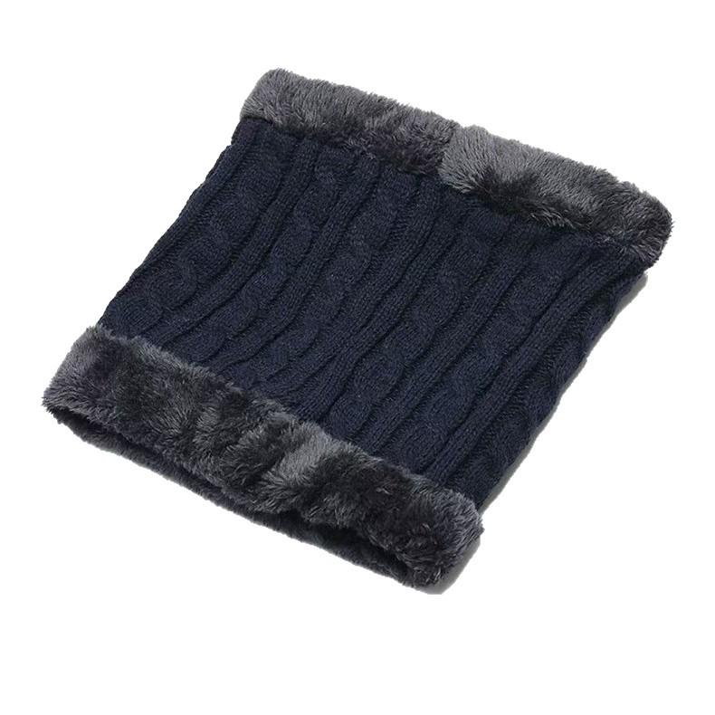 Winter Men's Long Neck Gaiter: Plush, Casual, Minimalist, Suitable for Cycling and Outdoor Activities.