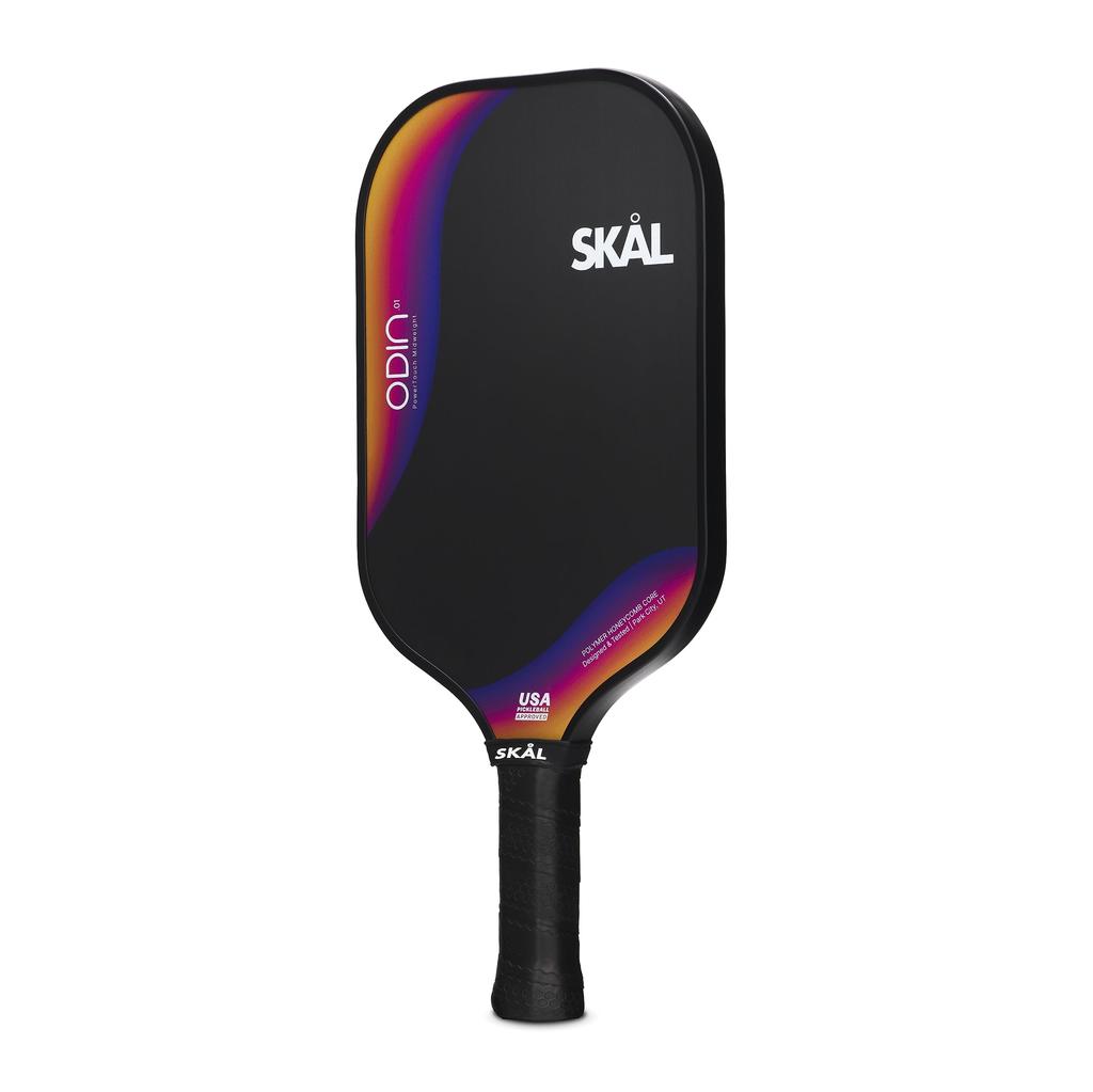 Skal Pickleball Paddle Odin Premium Pro Racket USA Pickleball Approved Raw Carbon Fiber Performance Polypropylene Honeycomb Comfortable Hex Curl Grip