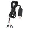 100cm Length USB To TTL Cable PL2303HX RS232 USB To COM Adapter STC Download Cable Data Transfer