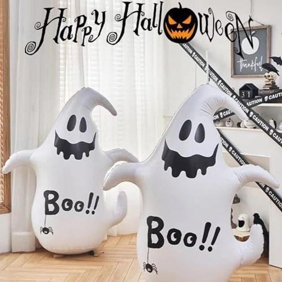 Halloween decoration ghost balloon extra large height about 140cm rocking inflatable party spirit ornament outdoor indoor garden patio home accessory