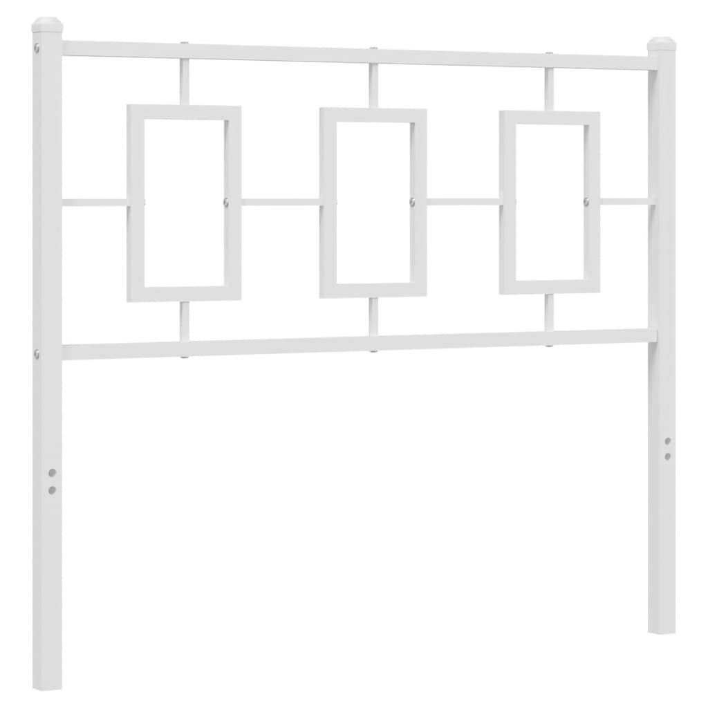 Replacement Headboard Metal White 100 cm