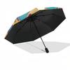 1pc Pokemon Charmander Automatic Folding Umbrella - Compact 8-Rib Design, Durable Plastic & Iron, Lightweight for Outdoor Daily Use,  a0929216