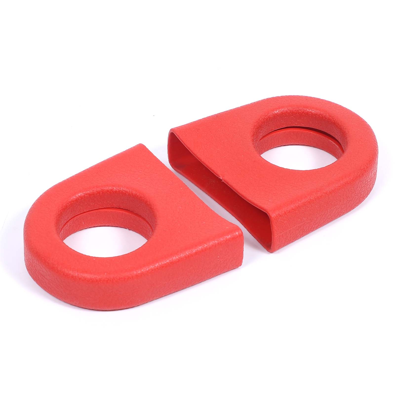 

2 шт. Резиновая Защитная Крышка Кольца Заднего Буксировочного Крюка для Прицепа для Land Rover Defender 90 110 130 2020-2025 Внешние Аксессуары красный