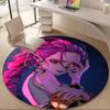 1PC KPop Demon Hunters Office Round Area Rug Suitable For Office, Under Office Chairs Bedroom Living Room Home Decor, Available In Various SizesT100