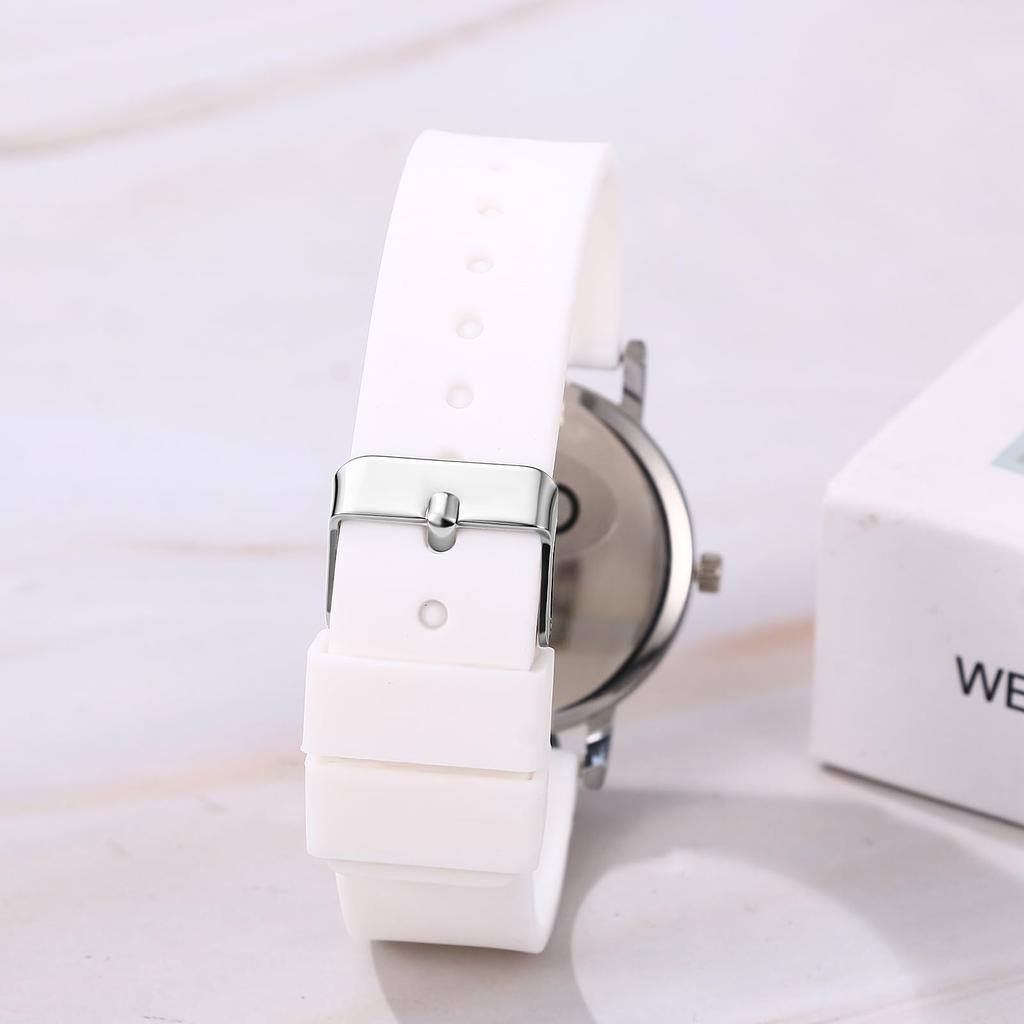 Women's Watch Silicone Simple Rubber Band Analog Display Waterproof Quartz Fashion Watch - Birthday Christmas Valentine's Day Gift