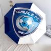 1 PC Automatic Folding Umbrella - Al Hilal Sfc Pattern Portable Foldable Design With 8 Ribs Christmas Birthday Gifts