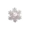 Fumaiide Christmas Snowflake Brooch