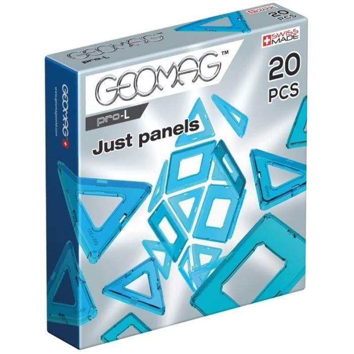 Geomag Pro-L Pocket Panels - GEOMAG - 20 pièces - Bleu